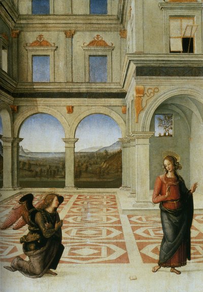 Annunciation by Pietro Perugino